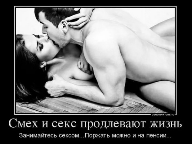 Смех и секс продлевают жизнь, порно демотиваторы смотреть онлайн бесплатно